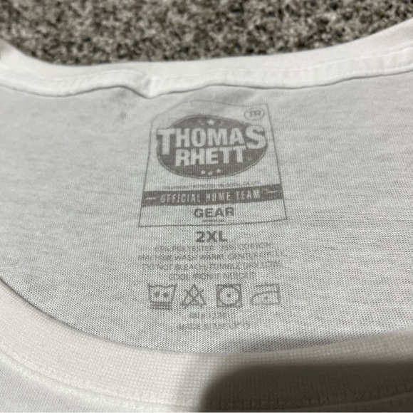 Thomas Rhett Concert Tour Shirt Size 2xl Home Team 2017 White-light Weight - Picture 3 of 6